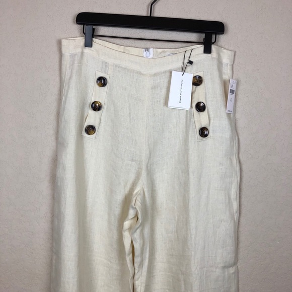 Faithfull The Brand • Arita Linen Blend Wide Leg - Picture 4 of 12